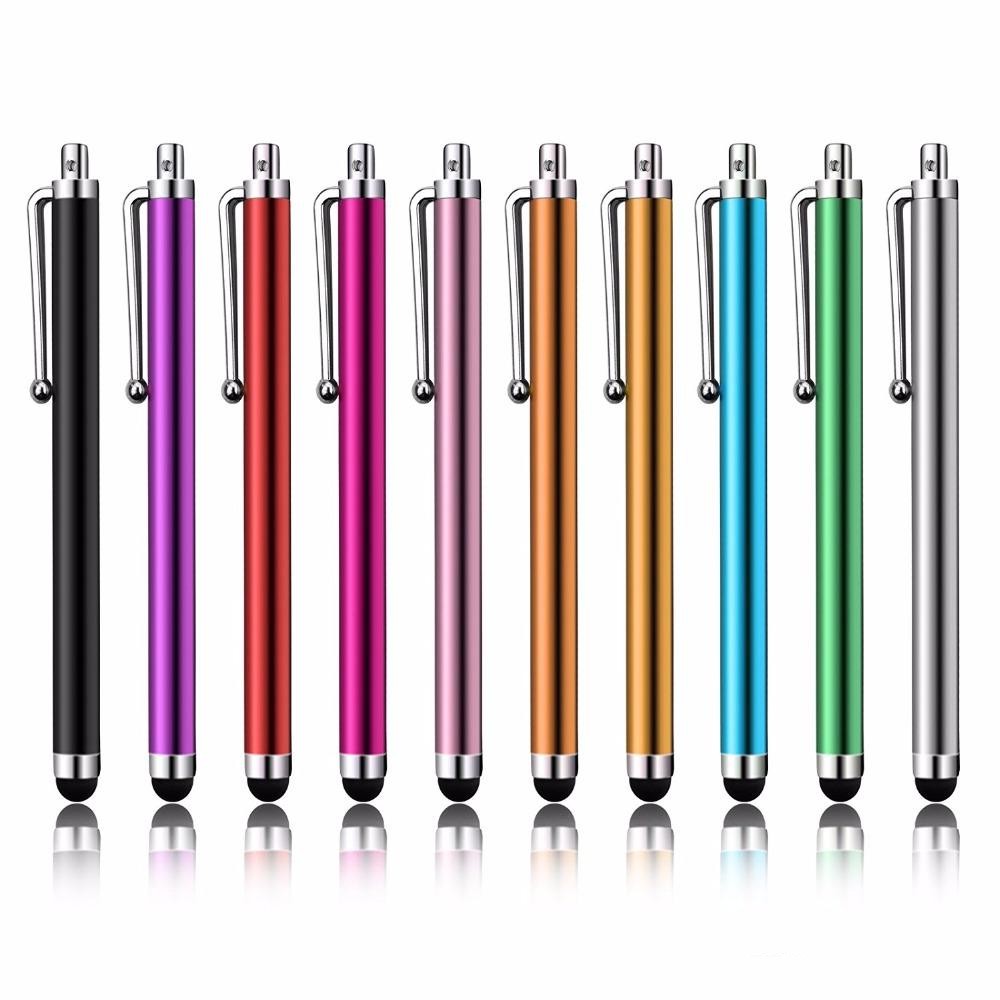High Quality Long Capacitive Screen Metal Stylus Touch Pen With Clip Silicone tip stylu
High Quality Long Capacitive Screen Metal Stylus Touch Pen With Clip Silicone tip stylu