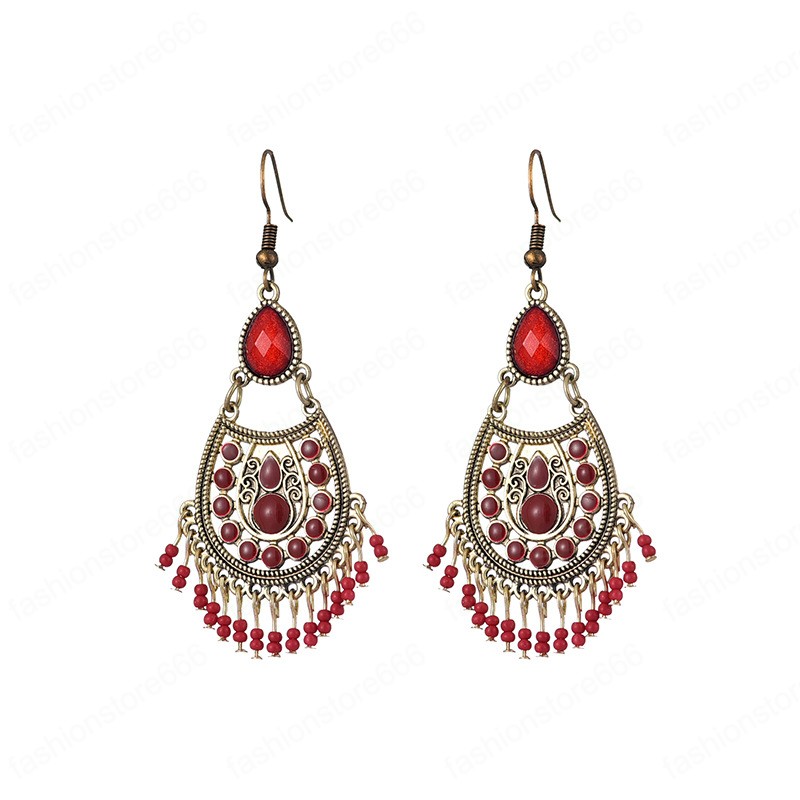 Exaggerated Ethnic Retro Green Beads Tassel Earring For Women Alloy Hollow Drip Oil Water Drop Indian Dangle Earrings Fashion Jewelry
Exaggerated Ethnic Retro Green Beads Tassel Earring For Women Alloy Hollow Drip Oil Water Drop Indian Dangle Earrings Fashion Jewelry