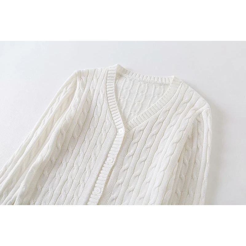 elegant ladies knitwears summer white casual women knitted sweaters v neck fashion female knits soft girls cardigans 210430