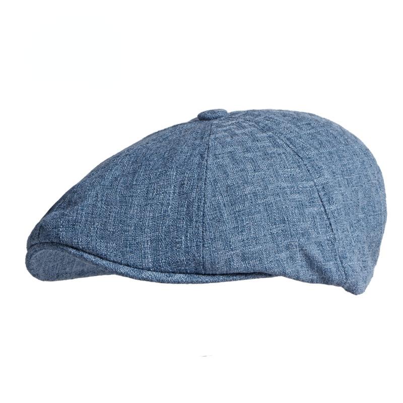 Berets Men's Beret Spring And Summer Breathable Ladies British Retro Octagonal Cap Peaked Sboy Simple Forward, Blue
Berets Men's Beret Spring And Summer Breathable Ladies British Retro Octagonal Cap Peaked Sboy Simple Forward, Blue