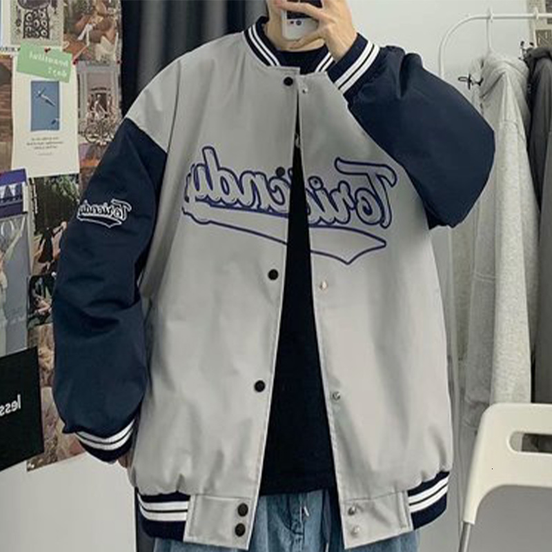 Women's Jackets spring and in autumn printed letters Amendment baseball uniform couple button up oversized bomber jacket outwear 8PHB, 1# shoe box
Women's Jackets spring and in autumn printed letters Amendment baseball uniform couple button up oversized bomber jacket outwear 8PHB, 1# shoe box