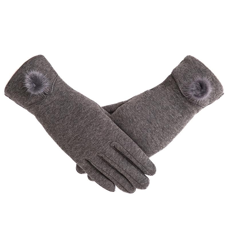Fingerless Gloves Female Autumn Winter Non-Inverted Velvet Cashmere Full Finger Warm Lace Hairball Women Cotton Touch Screen G82
Fingerless Gloves Female Autumn Winter Non-Inverted Velvet Cashmere Full Finger Warm Lace Hairball Women Cotton Touch Screen G82