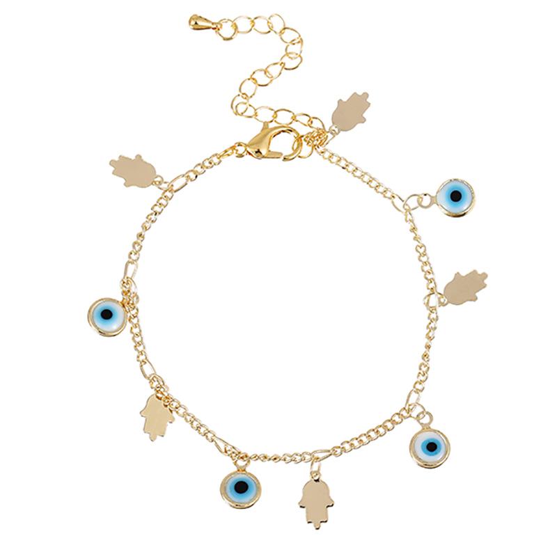 Charm Bracelets Bohemia Vintage Gold Chain Bangle For Women 2021 Gothic Blue Evil Eye Pendant Bracelet Statement Jewelry Gift, Golden;silver
Charm Bracelets Bohemia Vintage Gold Chain Bangle For Women 2021 Gothic Blue Evil Eye Pendant Bracelet Statement Jewelry Gift, Golden;silver