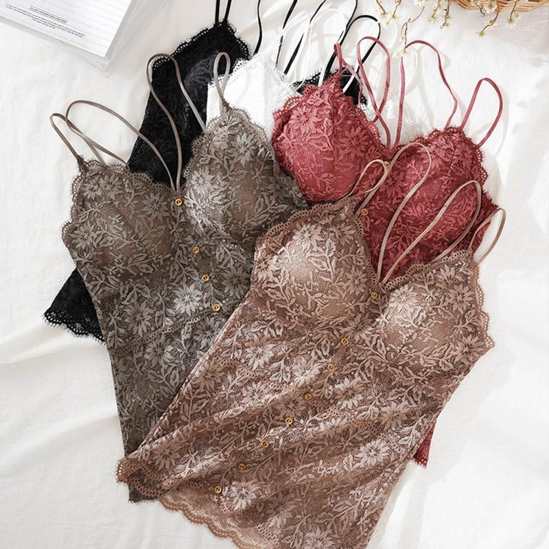 Camisoles & Tanks #48 Women Strappy Lingerie Floral Sheer Soild Lace Bralette Padded Crop Top Underwear Camiseta Tirantes V Mujer, Khaki
Camisoles & Tanks #48 Women Strappy Lingerie Floral Sheer Soild Lace Bralette Padded Crop Top Underwear Camiseta Tirantes V Mujer, Khaki