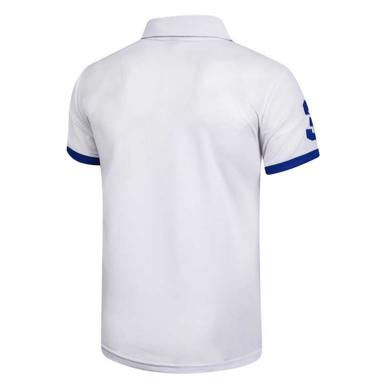 Drop 13 Colors PoloGiraffe T Shirt Men Deer Embroidery Short Sleeve T-Shirts Casual Turn Down Collar Tops Tees For 210629