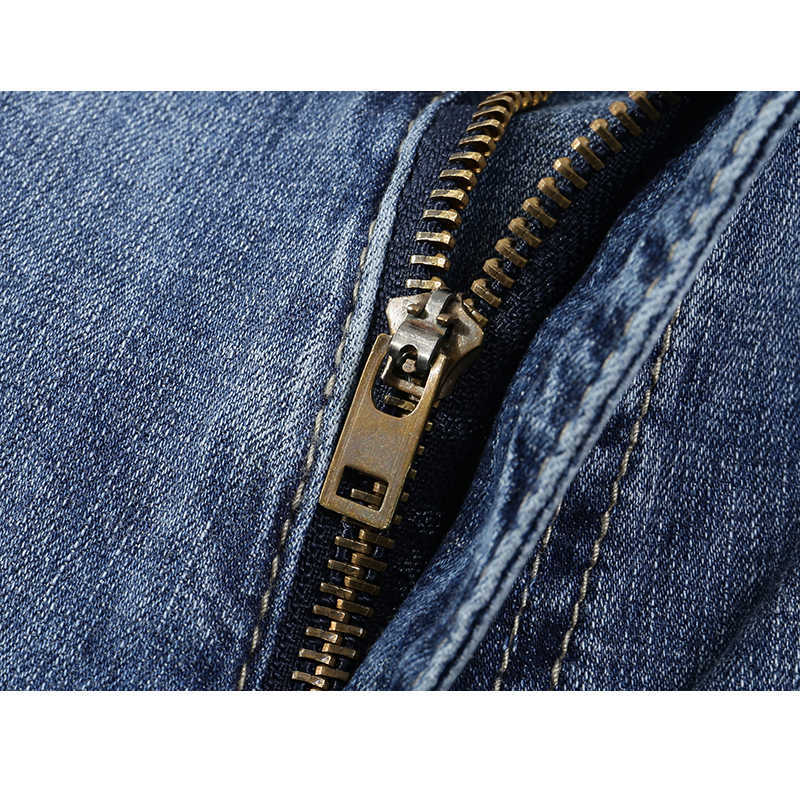 KSTUN Mens Light Blue Jeans Shorts Slim Fit Jeans Men Stretch Summer Denim Short Pants Fashion Leisure Male Jeans Quality Brand X0621