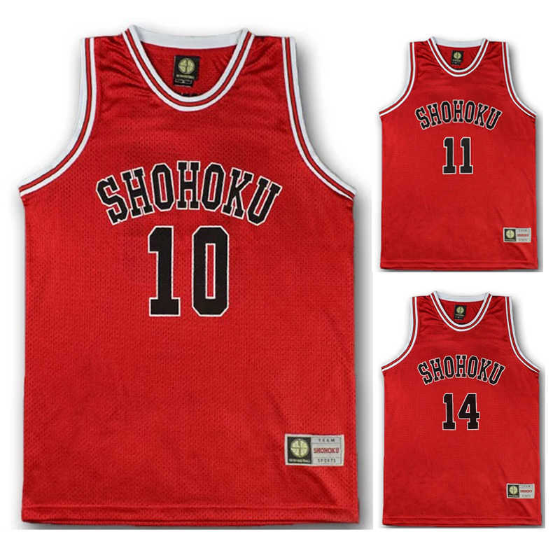 Anime Shohoku School Basketball Team Jersey 1-15 Cosplay Costume Sakuragi Hanamichi Rukawa Shirt Sports Wear Uniform от DHgate WW