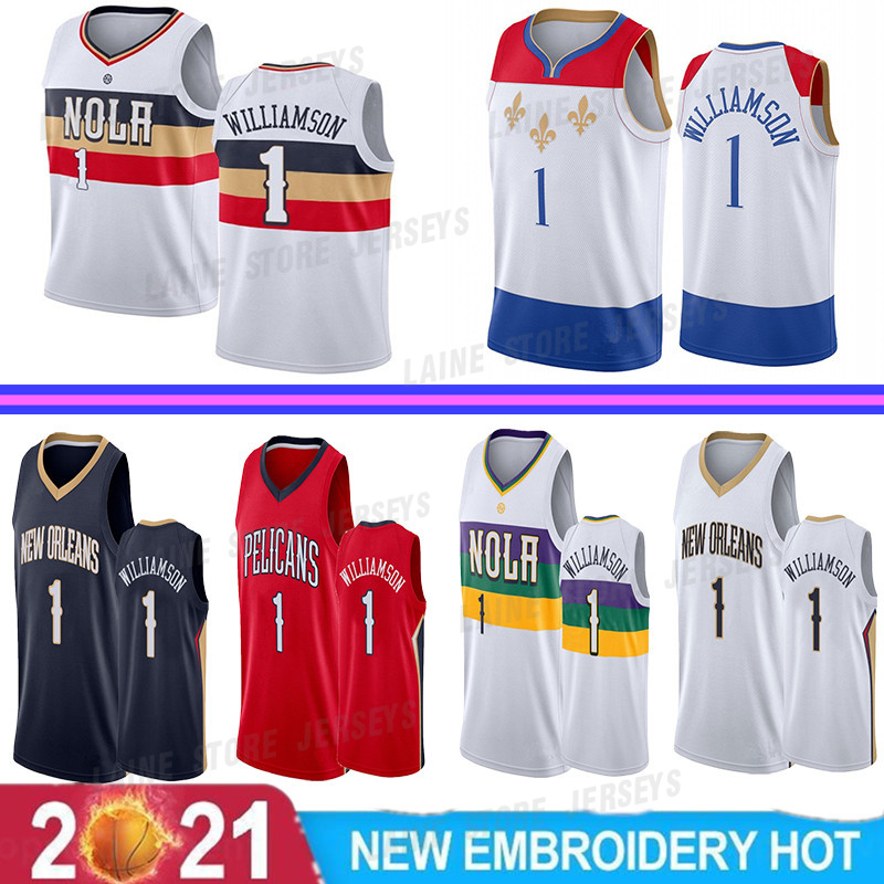 Zion 1 Williamson Basketball Jersey Orleanses Season Uniform NOLA CITY Statement Jerseys, White mens
Zion 1 Williamson Basketball Jersey Orleanses Season Uniform NOLA CITY Statement Jerseys, White mens