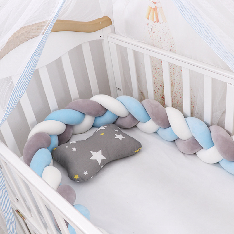 Fashionable 10-18 Plush Knot Baby Crib Bumper 1.5M/2M/3M Newborn Baby Bedding Set Childrens Bed Nest Cot Protector Baby Stuff
Fashionable 10-18 Plush Knot Baby Crib Bumper 1.5M/2M/3M Newborn Baby Bedding Set Childrens Bed Nest Cot Protector Baby Stuff