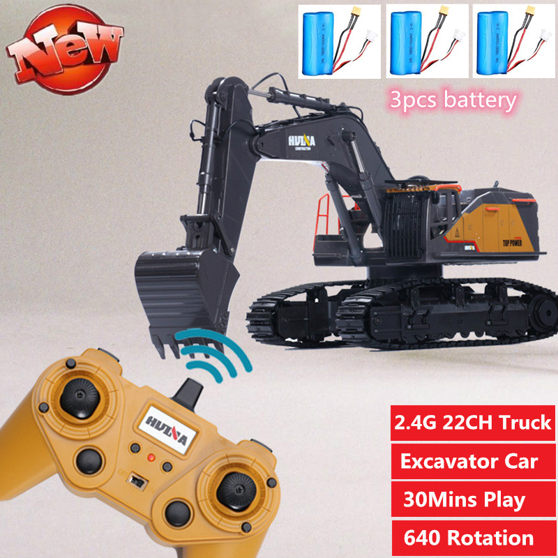 Profession Alloy Excavator 114 22CH Big Size RC Alloy Excavator Trucks Simulation Sound light Effect Vehicle With 3pcs battery
Profession Alloy Excavator 114 22CH Big Size RC Alloy Excavator Trucks Simulation Sound light Effect Vehicle With 3pcs battery