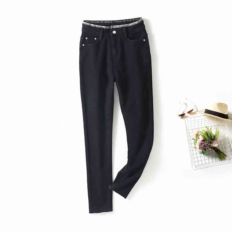 Women' Pants & Capris Autumn and winter women' calf pencil pants Leggings solid color thickened warm thin jeans Plush trousers DUJ1, Black
Women' Pants & Capris Autumn and winter women' calf pencil pants Leggings solid color thickened warm thin jeans Plush trousers DUJ1, Black
