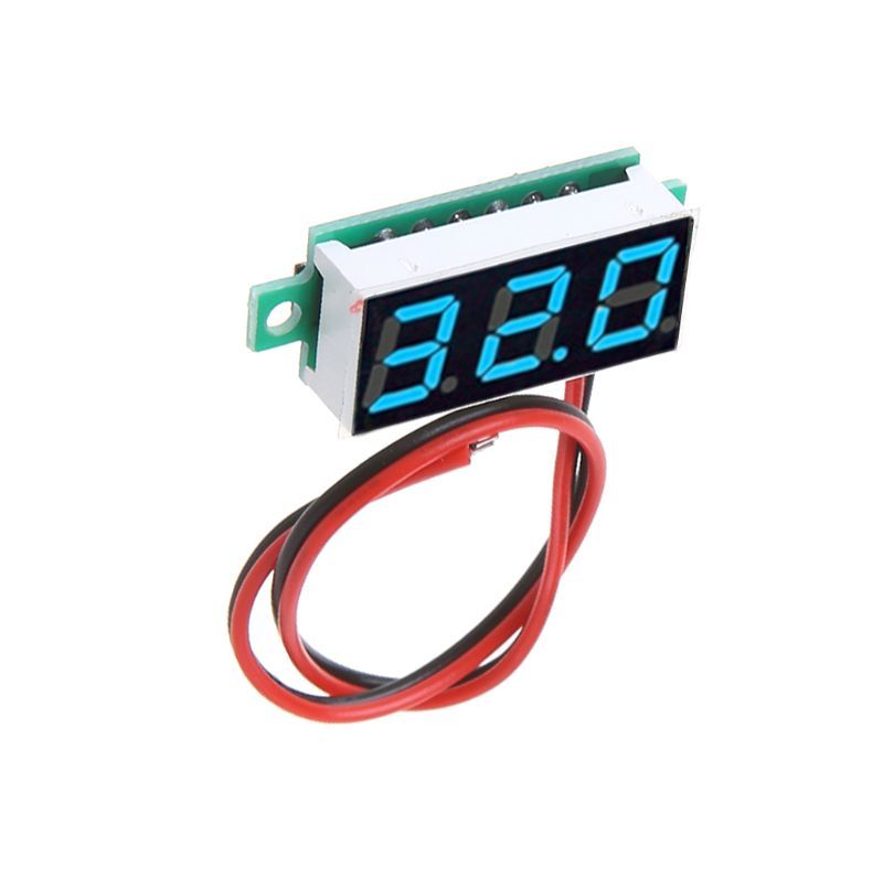 1 Pc 0.28 Inch Dc 2.5V-30V 2 Wire Mini Digital Voltmeter Led Screen Voltage Tester Meter