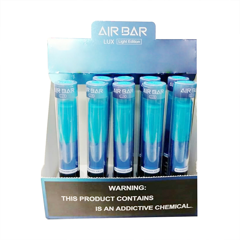 Air Bar Lux 1000 puffs Disposable Vape E Cigarettes 3.5ml Pods 650mah Battery Pen Starter Kit VS Puff Plus
Air Bar Lux 1000 puffs Disposable Vape E Cigarettes 3.5ml Pods 650mah Battery Pen Starter Kit VS Puff Plus