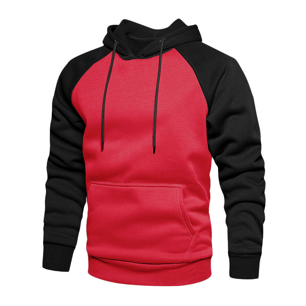 Winter Oversize Men Hoodies Long Sleeve Hooded Sweatshirt Pullover Men's Tops Blouse Pocket 4XL Thick Warm Coat Male 210813