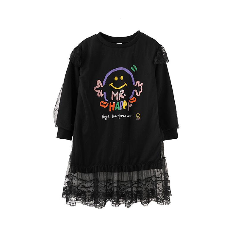 Girl's Long Sleeve O-neck Solid Color Letters Print Lace Patchwork Casual Fashion Korean Style Spring Autumn Dresses, Red;yellow
Girl's Long Sleeve O-neck Solid Color Letters Print Lace Patchwork Casual Fashion Korean Style Spring Autumn Dresses, Red;yellow