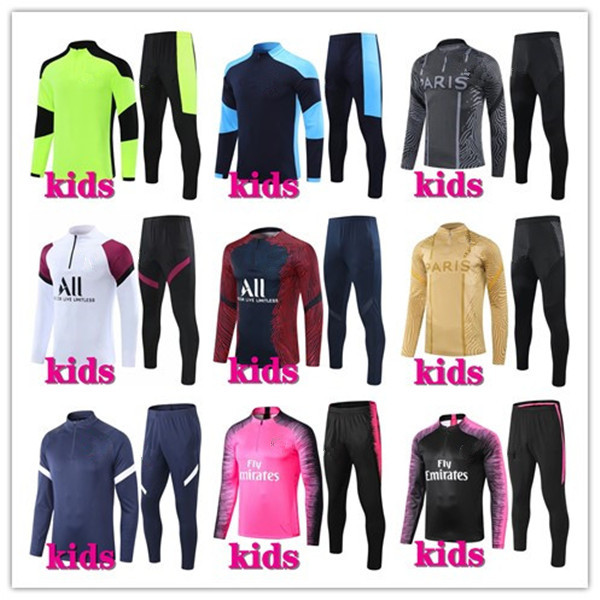 20 21 kids training suit maillots de football soccer tracksuit 2021 survetement chandal jogging, Black
20 21 kids training suit maillots de football soccer tracksuit 2021 survetement chandal jogging, Black
