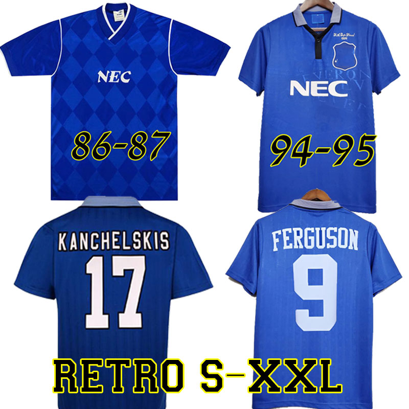 94 95 KANCHELSKIS Mens RETRO Soccer Jerseys SPEED GASCOIGNE BRANCH FERGUSON Home Blue Football Shirt 86 87 Short Sleeve Adult Uniforms
94 95 KANCHELSKIS Mens RETRO Soccer Jerseys SPEED GASCOIGNE BRANCH FERGUSON Home Blue Football Shirt 86 87 Short Sleeve Adult Uniforms