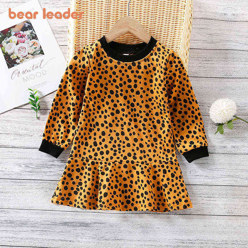 Bear Leader Girls Fashion Leopard Dresses Fashion Spring Autumn Kids Full Sleeve Vestidos Children Cute Ruffles Clothes For 2-6Y 210708, Ah5683yellow
Bear Leader Girls Fashion Leopard Dresses Fashion Spring Autumn Kids Full Sleeve Vestidos Children Cute Ruffles Clothes For 2-6Y 210708, Ah5683yellow