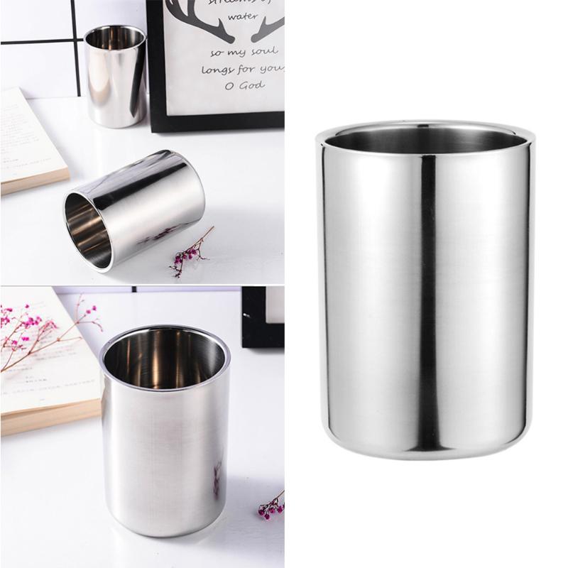 Mugs 1pc Stainless Steel Double Layers Water Cup Household Toothbrush Gargle (280ml Silver)
Mugs 1pc Stainless Steel Double Layers Water Cup Household Toothbrush Gargle (280ml Silver)
