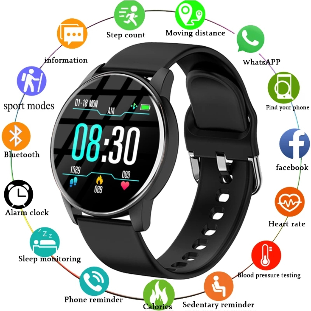 2021 Smart Watch Men Heart Rate Blood Pressure Sports Weather Forecast Fitness Tracker Ladies Smartwatch Women for Android Iosg, White
2021 Smart Watch Men Heart Rate Blood Pressure Sports Weather Forecast Fitness Tracker Ladies Smartwatch Women for Android Iosg, White