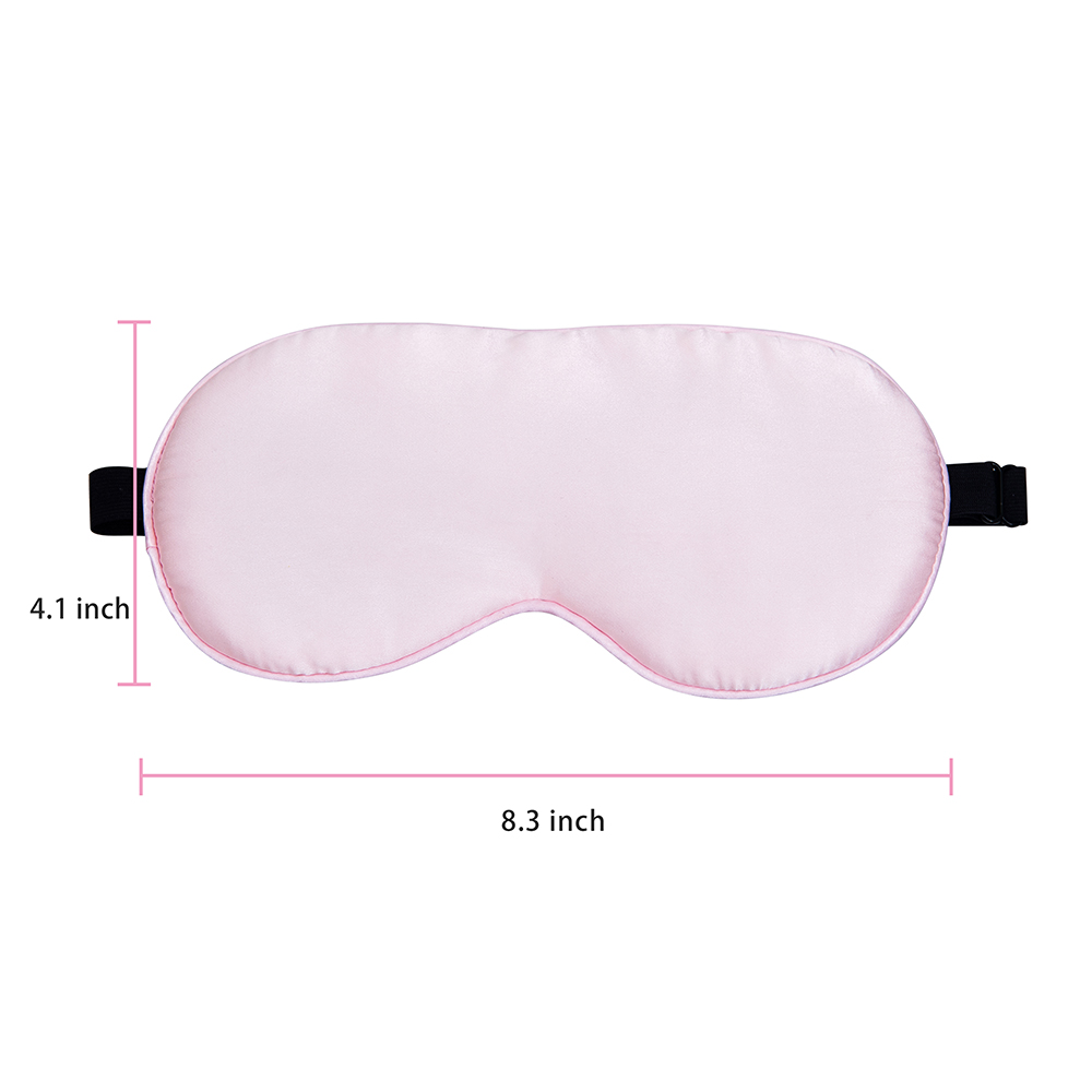 100% Silk Sleep Eye Mask Portable Travel Eyepatch Nap Eye Patch Rest Blindfold Eye Cover Sleeping Mask Night Eyeshade