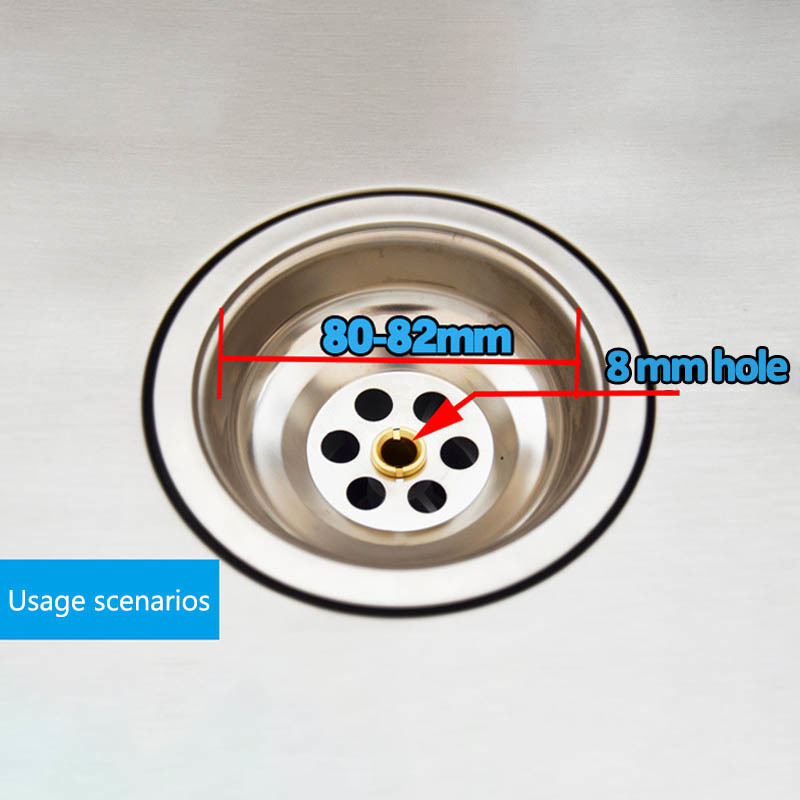 1 pcs Stainless Steel Bathroom supplies Waste Bin Filter Stopper Kitchen Gadgets Pool Basket Water Funnel Sink Basin Strainers