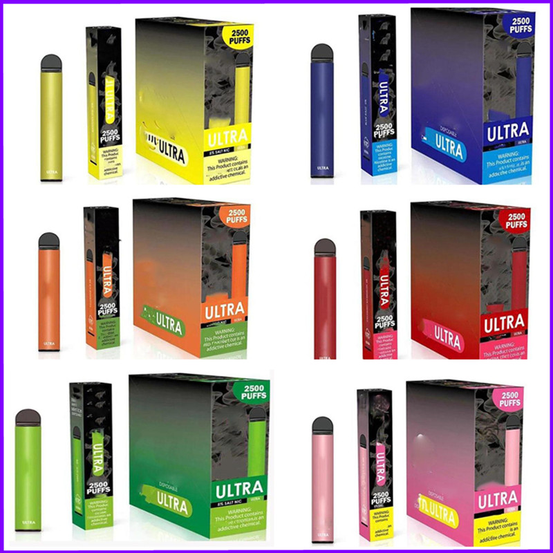 ULTRA Extra Disposable Vape Pen Electronic Cigarettes Kit 850mAh Battery 1500 2500Puffs Pre-Filled high quality vapors wholesale in stock
ULTRA Extra Disposable Vape Pen Electronic Cigarettes Kit 850mAh Battery 1500 2500Puffs Pre-Filled high quality vapors wholesale in stock