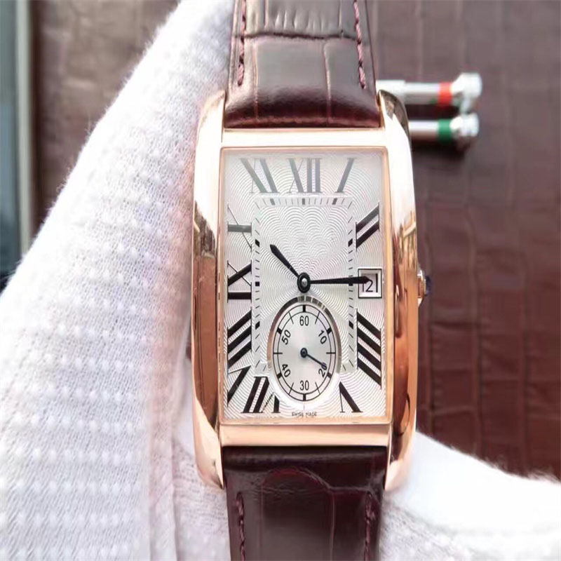 JFactory New W 5330001 Rose Gold Silver Texture Dial Roma Mark 1904MC Movement Automatic Mens Watch Brown Leather Gents Super Sports Cool Watches 20, Black
JFactory New W 5330001 Rose Gold Silver Texture Dial Roma Mark 1904MC Movement Automatic Mens Watch Brown Leather Gents Super Sports Cool Watches 20, Black