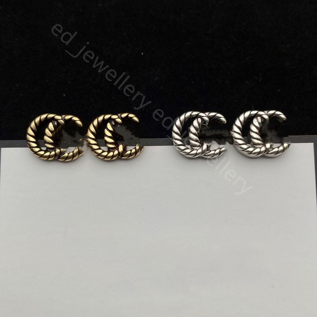 2022 G Fashion classic C letter Hoop & Huggie for women to send lover diamond gold party all-match earrings jewelry gift