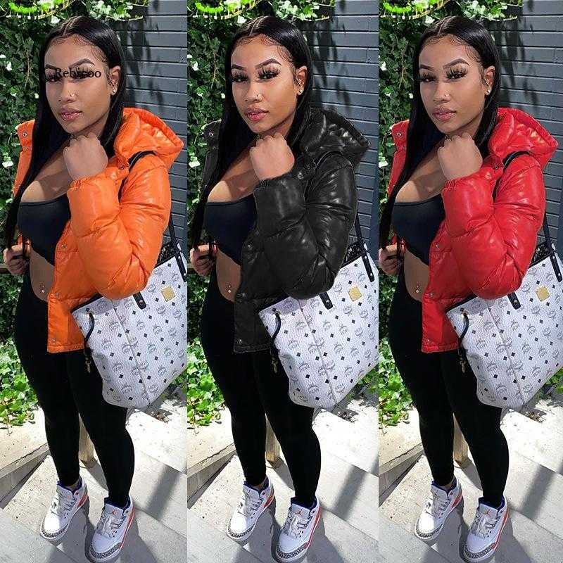 Cropped Puffer Jacket Women Winter Clothes Warm Parka Fashion Short Outwear Long Sleeve Zip Thick Down Bubble Coats Wholesale H1023, Orange
Cropped Puffer Jacket Women Winter Clothes Warm Parka Fashion Short Outwear Long Sleeve Zip Thick Down Bubble Coats Wholesale H1023, Orange