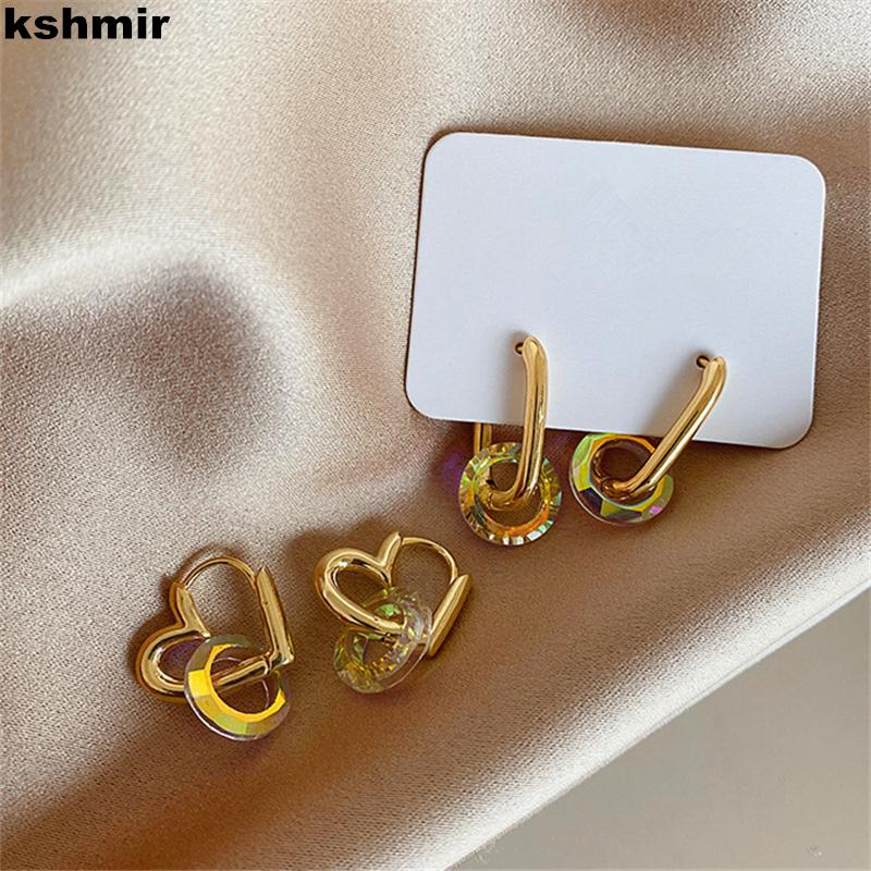 Dangle & Chandelier Kshmir Retro Crystal Pendant Earrings Female Korean Simple Temperament A Two Wear Heart, Birthday Party, Silver
Dangle & Chandelier Kshmir Retro Crystal Pendant Earrings Female Korean Simple Temperament A Two Wear Heart, Birthday Party, Silver