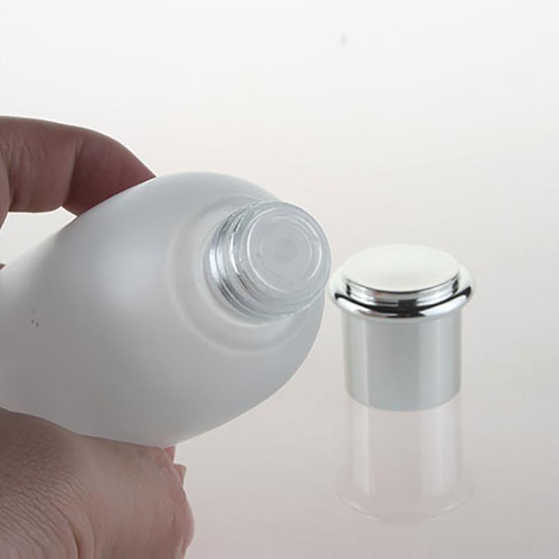 Storage Bottles & Jars Refillable Glass Toner Bottle 100ml Serum Luxury, Clear Frosted With Silver Lids
Storage Bottles & Jars Refillable Glass Toner Bottle 100ml Serum Luxury, Clear Frosted With Silver Lids