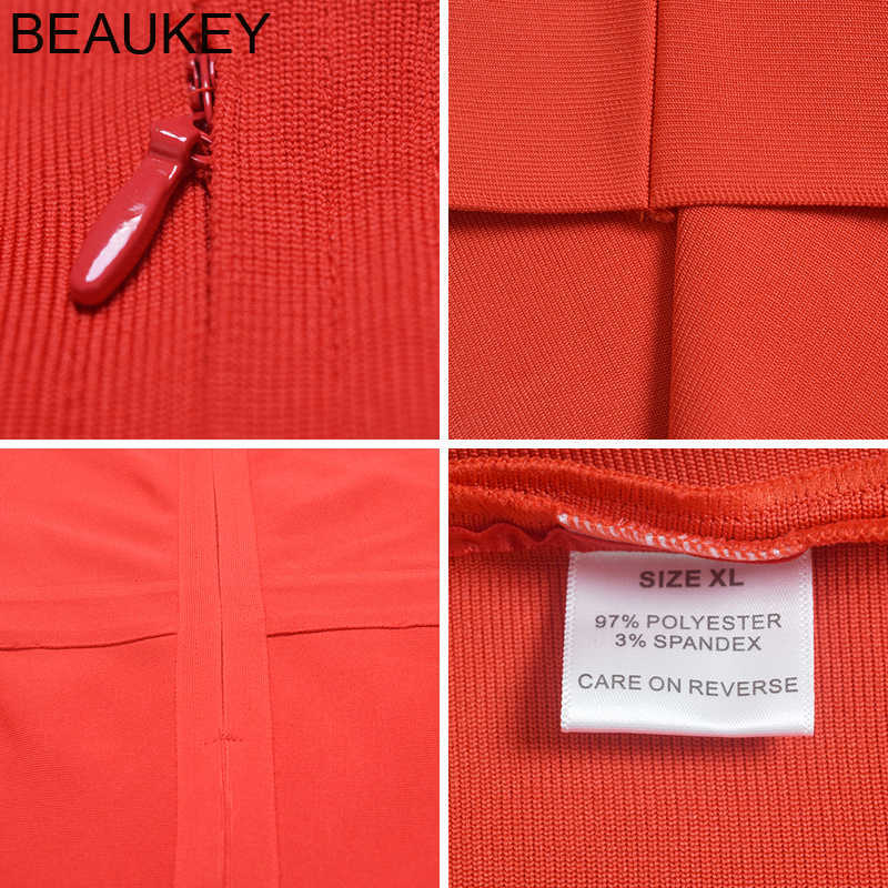 BEAUKEY Sexy Red Turtleneck Sleeveless Green Women Bandage Dress Split Maxi XL Party Club Celebrity Bodycon Vestido Midi 210630