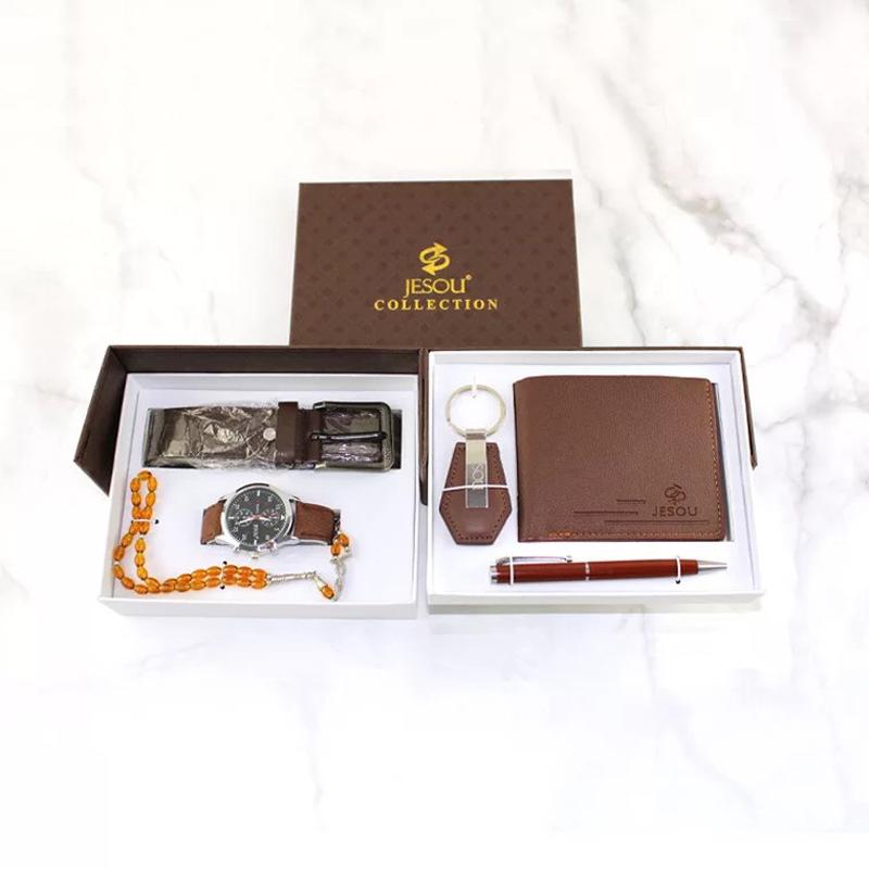 Wristwatches Men's Beautifully Packed Gift Box Watches Set Quartz Wrist Watch Keychain Belt Wallet Rosary Bracelet Pen Combination Mens, Black set
Wristwatches Men's Beautifully Packed Gift Box Watches Set Quartz Wrist Watch Keychain Belt Wallet Rosary Bracelet Pen Combination Mens, Black set