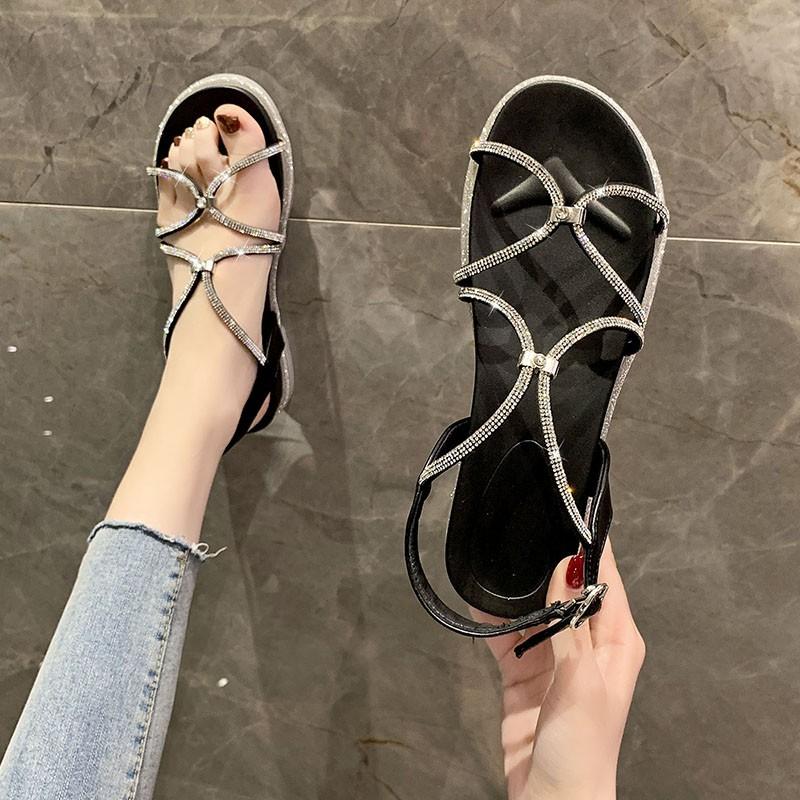 Sandals Women Ladies Shoes 2021 Spring Summer Rhinestones Design Lady Round Toe Slides Outside Heels, Black
Sandals Women Ladies Shoes 2021 Spring Summer Rhinestones Design Lady Round Toe Slides Outside Heels, Black