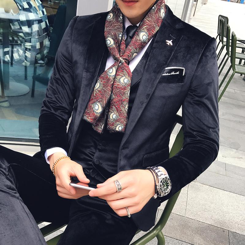 Men's Suits & Blazers 2021 Birtish Style Designers Mens Party With Pants Prom Gentleman Terno Masculino Slim Fit Vintage Gray, Black
Men's Suits & Blazers 2021 Birtish Style Designers Mens Party With Pants Prom Gentleman Terno Masculino Slim Fit Vintage Gray, Black