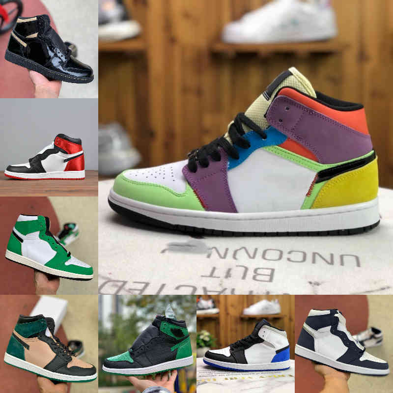 2021 Men Women 1 1s Basketball Shoes Bio Hack Candy PATINA Hyper Royal Blue UNC Patent Red White BLACK Fragment Military TWIST Green Toe DAR
2021 Men Women 1 1s Basketball Shoes Bio Hack Candy PATINA Hyper Royal Blue UNC Patent Red White BLACK Fragment Military TWIST Green Toe DAR