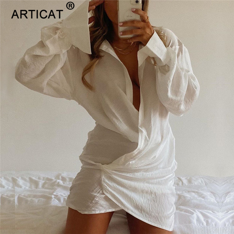 long sleeve shirt dress for women deep v-neck mini dress femme summer elegant bodycon ruched dresses partywearhigh quality, Black;gray
long sleeve shirt dress for women deep v-neck mini dress femme summer elegant bodycon ruched dresses partywearhigh quality, Black;gray