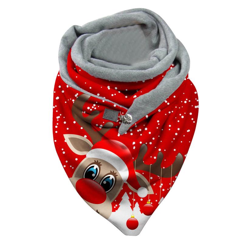 Scarves Women 2021 Fashion Winter Scarf Christmas Elk Snowflake Print Button Soft Wrap Casual Warm Shawls Bufanda, Blue;gray
Scarves Women 2021 Fashion Winter Scarf Christmas Elk Snowflake Print Button Soft Wrap Casual Warm Shawls Bufanda, Blue;gray