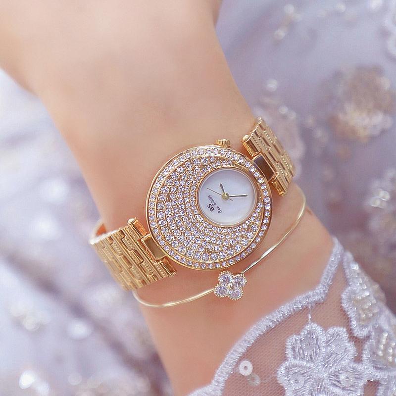 Wristwatches Fashion BS Brand Elegant Ladies Diamond Dial Watch Women Simple Style 2021 Girl Casual Zegarek Damski, Slivery;brown
Wristwatches Fashion BS Brand Elegant Ladies Diamond Dial Watch Women Simple Style 2021 Girl Casual Zegarek Damski, Slivery;brown