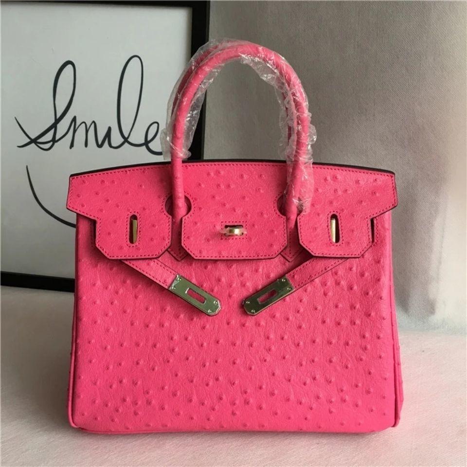 2021 New European and American Fashion Ostrich Pattern Platinum Bag Leather Hand-held One Shoulder Diagonal Bag Leather Women's kON Hermè s, Red
2021 New European and American Fashion Ostrich Pattern Platinum Bag Leather Hand-held One Shoulder Diagonal Bag Leather Women's kON Hermè s, Red