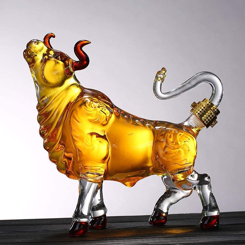 Novelty animal cow shaped style home bar Whiskey Decanter for Liquor Scotch Bourbon 33.81 oz
Novelty animal cow shaped style home bar Whiskey Decanter for Liquor Scotch Bourbon 33.81 oz