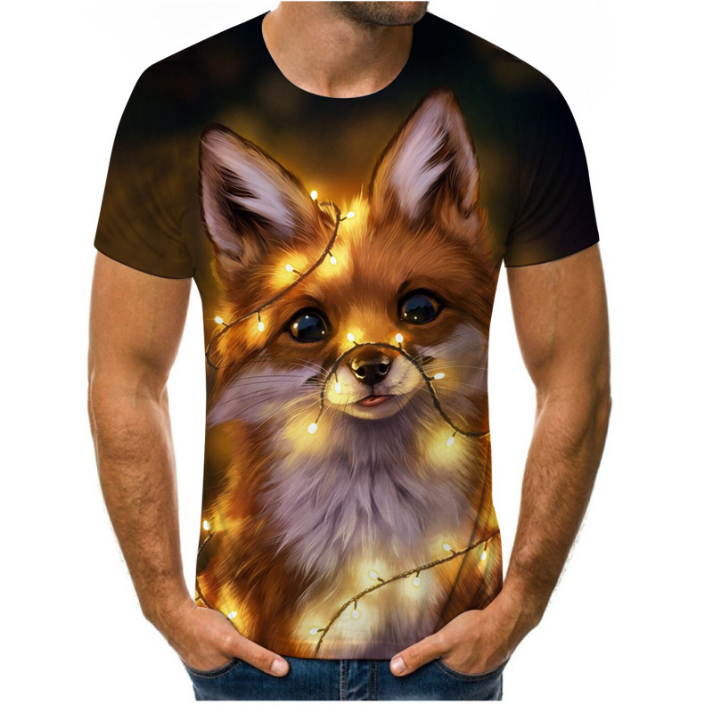Fox and Wolf Printed T-shirts 2021 Spring Summer Trendy Fashion Print Tees Men Women Casual Chic High Street Pullovers Tops L0324, White;black
Fox and Wolf Printed T-shirts 2021 Spring Summer Trendy Fashion Print Tees Men Women Casual Chic High Street Pullovers Tops L0324, White;black