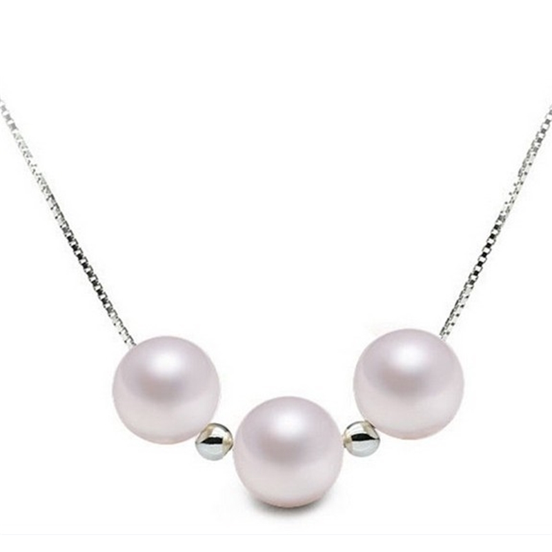 ASHIQI AAAA Natural freshwater Pearl Necklace 925 Sterling Silver jewelry For Women
ASHIQI AAAA Natural freshwater Pearl Necklace 925 Sterling Silver jewelry For Women