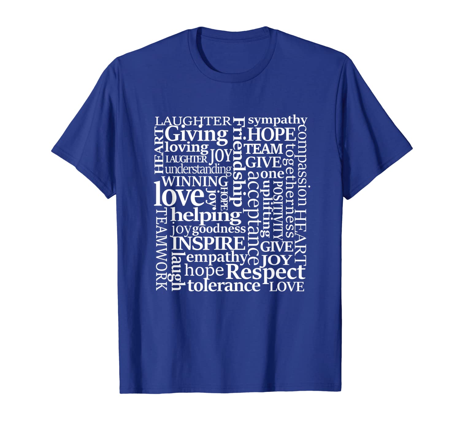 kindness and hope inspirational words goodness matters tee, White;black 
kindness and hope inspirational words goodness matters tee, White;black