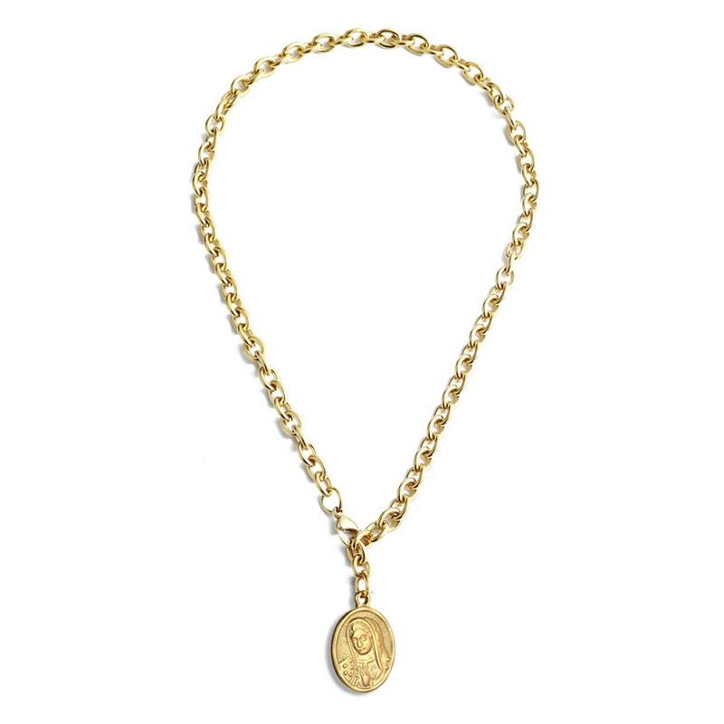 Pendant Necklaces Fashion Catholic Stainless Steel Virgin Mary Necklace For Women Christian Jewelry
Pendant Necklaces Fashion Catholic Stainless Steel Virgin Mary Necklace For Women Christian Jewelry