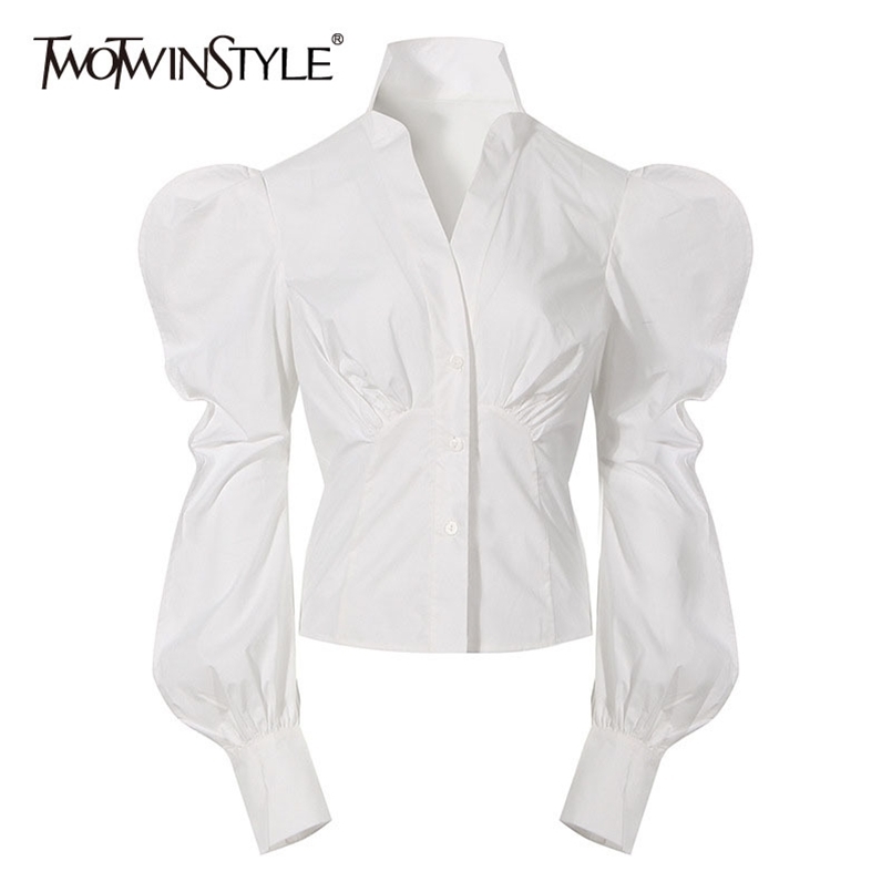 White Slim Temperament Shirt For Women V Neck Long Sleeve Casual Joker Blouse Female Fashion Clothing Spring 210524
White Slim Temperament Shirt For Women V Neck Long Sleeve Casual Joker Blouse Female Fashion Clothing Spring 210524