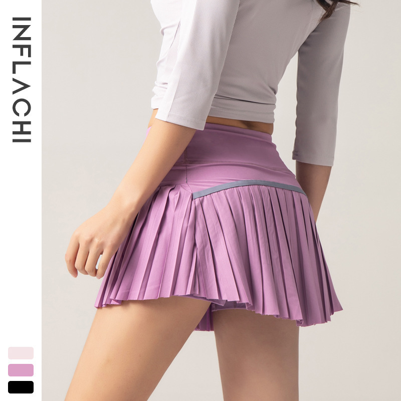 Tennis Skirt Yoga Shorts Gym Clothes Women Running Sports Fitness Golf Short with Pocket Sexy Pants Breathable Pleated Skirts, Dk09 pink
Tennis Skirt Yoga Shorts Gym Clothes Women Running Sports Fitness Golf Short with Pocket Sexy Pants Breathable Pleated Skirts, Dk09 pink
