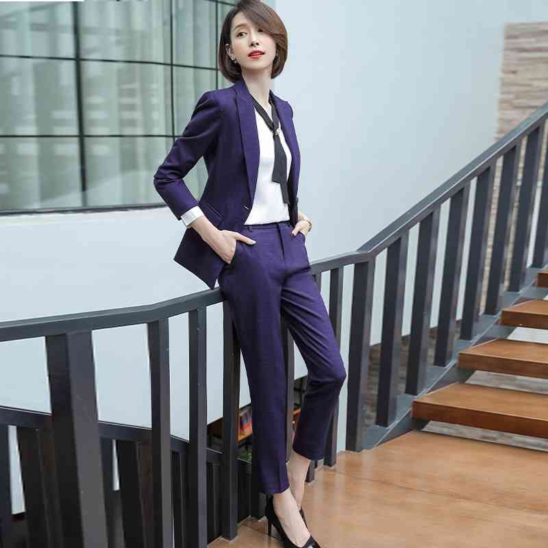 Professional trousers suit High quality check two-piece Business office e Elegant women's Winter clothing 210527, Skirt and suit-a
Professional trousers suit High quality check two-piece Business office e Elegant women's Winter clothing 210527, Skirt and suit-a