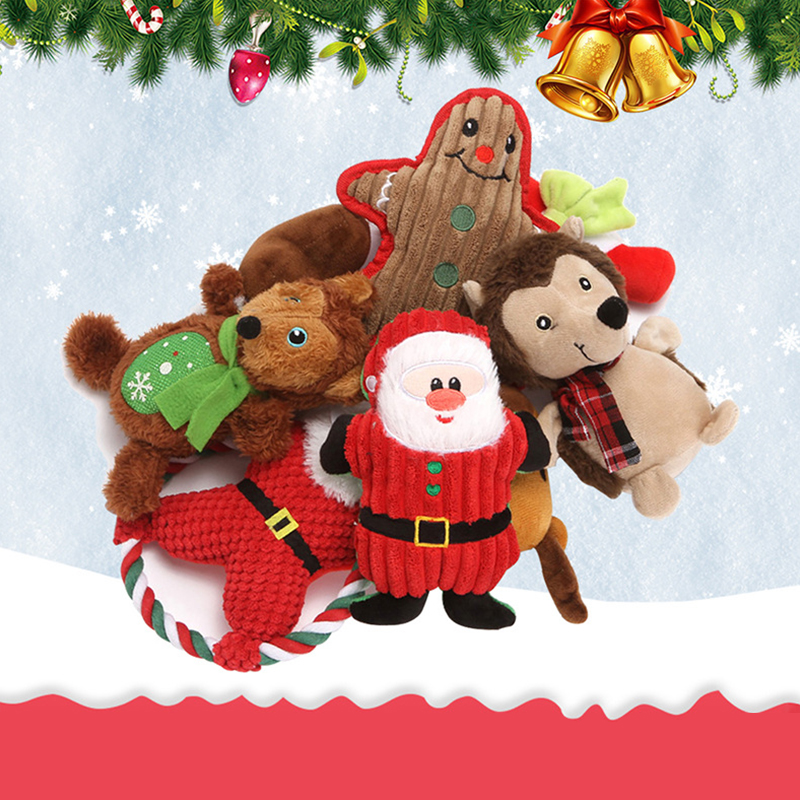 Pet Supplies Dog Toys Christmas Shape Plush Squeaker Chew Sound Toy for Puppy Cat Training Products Squeaking B102 item
Pet Supplies Dog Toys Christmas Shape Plush Squeaker Chew Sound Toy for Puppy Cat Training Products Squeaking B102 item